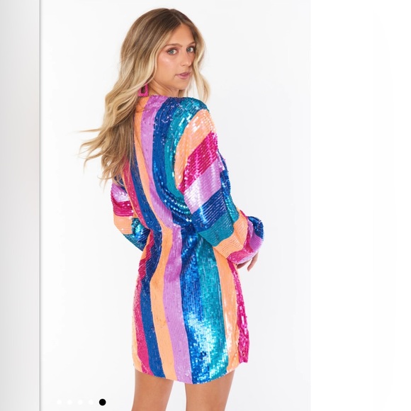 Show Me Your MuMu Dresses & Skirts - Sequin rainbow, ShowMeYourMuMu Kidman Mini Dress